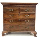 George III Chippendale design mahogany chest