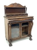 Irish Regency mahogany chiffonier