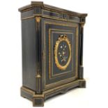 Victorian ebonised pier cabinet