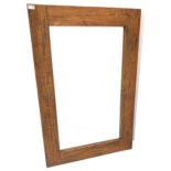 Barker & Stonehouse Santa Fe rectangular wall mirror in hardwood frame 80cm x 121cm