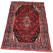 Persian design wool thick pile ground rug