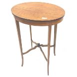 Edwardian satinwood occasional table