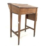 Early 20th century pitch pine clerks desk