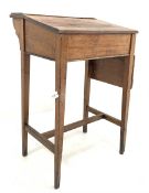 Early 20th century pitch pine clerks desk