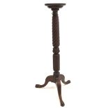 Georgian style mahogany torchere