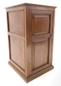 Edwardian mahogany pedestal cupboard