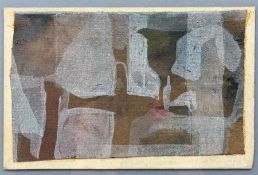 British School (Mid 20th century): Abstract oil on canvas