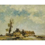 Follower of Edward Seago (British 1910-1974): Farmstead