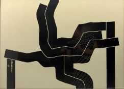 Eduardo Chillida (Spanish 1924-2002): Lithograph of design used for 1972 Munich Olympics poster
