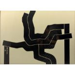 Eduardo Chillida (Spanish 1924-2002): Lithograph of design used for 1972 Munich Olympics poster
