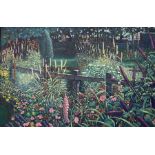 Robert Howe (British Contemporary): 'Residential Gardens in Roundhay Leeds'