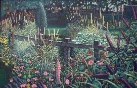 Robert Howe (British Contemporary): 'Residential Gardens in Roundhay Leeds'