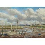 Angus Rands (British 1922-1985): 'September Skies Morston Creek Norfolk'