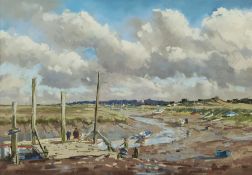 Angus Rands (British 1922-1985): 'September Skies Morston Creek Norfolk'