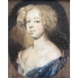 After Sir Peter Lely (Dutch 1618-1680): Portrait of Lady in 17th Century Costume
