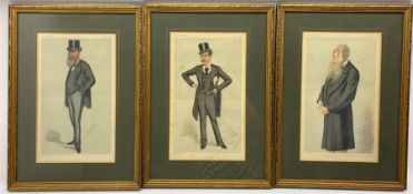 After Sir Leslie Matthew 'Spy' Ward (British 1851-1922): Collection six Vanity Fair prints including