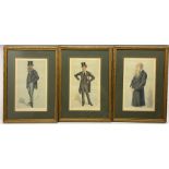 After Sir Leslie Matthew 'Spy' Ward (British 1851-1922): Collection six Vanity Fair prints including