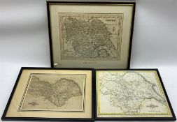 John Cary (British 1754-1835): 'North Riding of Yorkshire' and 'Yorkshire' two hand-coloured engrave