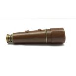 Brass four draw telescope by Broadhurst Clarkson