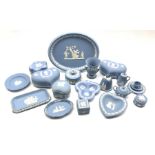 Collection of Wedgwood Jasperware to include a miniature tea for one