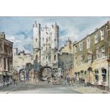 Philip Brian Rennison (British b. 1922): Micklegate Bar York