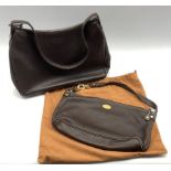 Loewe brown leather handbag with dustbag