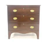 George III mahogany chest