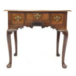 Late 18th century oak low boy