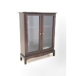 Stag Minstrel mahogany display cabinet