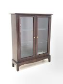 Stag Minstrel mahogany display cabinet