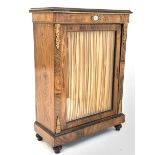 Victorian walnut pier cabinet