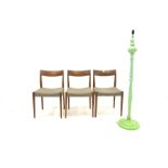 Troeds - Set of three mid century teak dining chairs