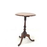 19th century mahogany pedestal table