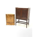 Early 20th century oak cabinet