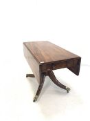 Regency period mahogany drop leaf table