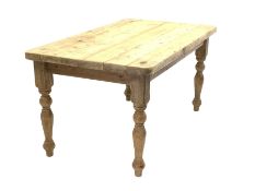 Victorian style pine kitchen dining table