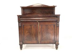 Early 19th century mahogany chiffonier side cabinet