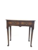 George II style mahogany side table