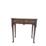 George II style mahogany side table