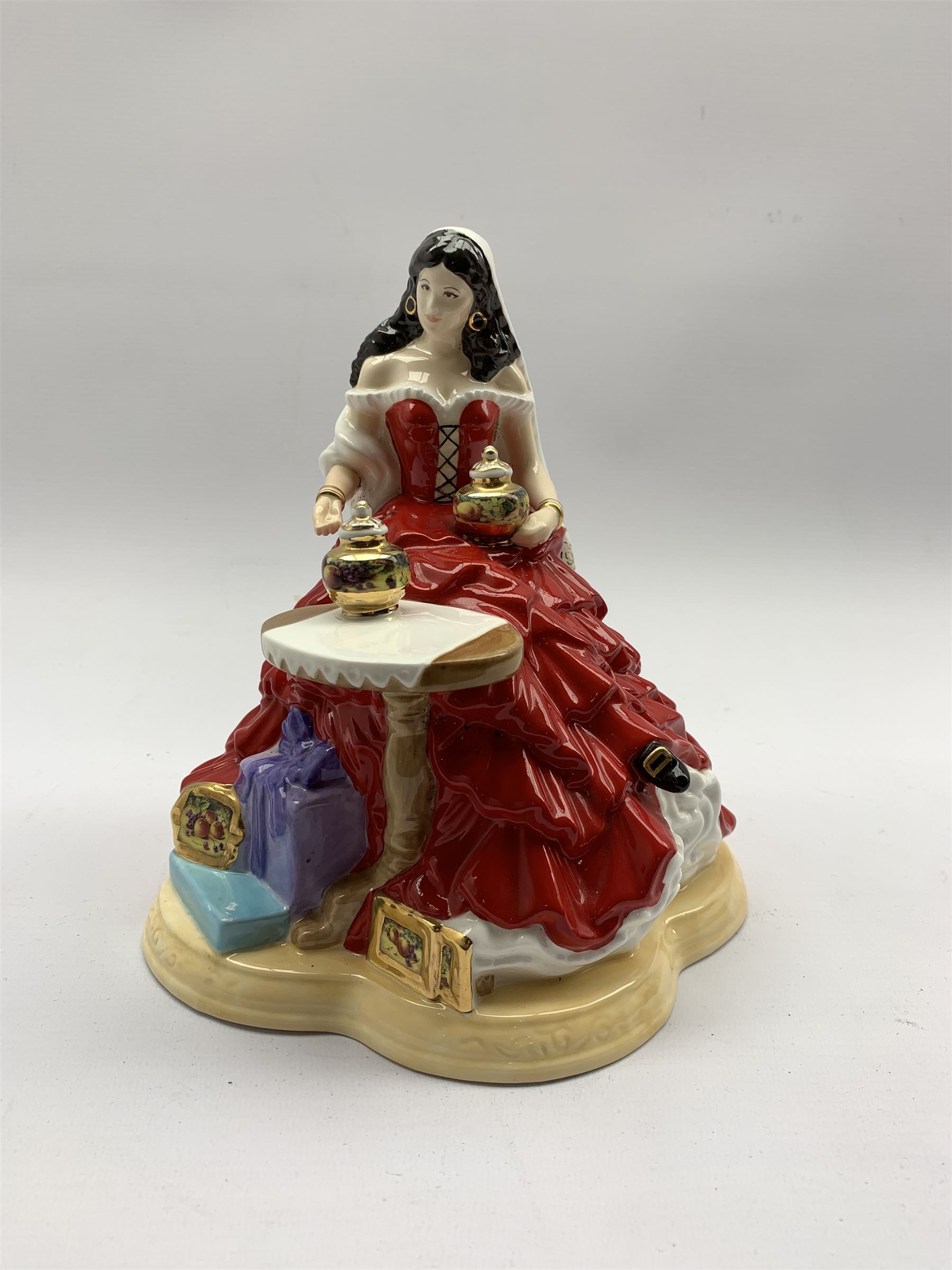 Royal Worcester limited edition figure 'Gypsy Bride at Appleby Fair' No. 136/600 H22cm - Image 3 of 4