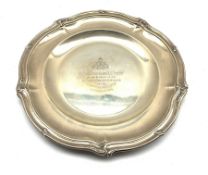 Plated presentation salver to Major H Scott from the officers of the Corps Cyclist Battalion 1916 D3