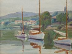 French School (Early 20th Century): Harbour Scene