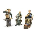 Three Royal Doulton figures comprising The Bachelor