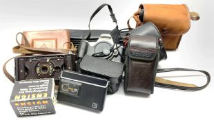 Collection of cameras including Zeiss Ikon