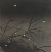 Tsukioka Kogyo (Japanese 1869-1927): 'Fireflies'