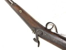 19th Century single barrel percussion Sporting Gun