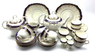 19th century English porcelain tea set