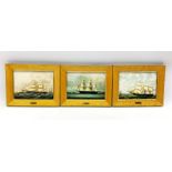 A series of three Wedgwood 'American Clipper Ship Plaques' to include Sea Witch