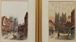 Wilfred Bosworth Jenkins (British 1857-1936): Petergate and York Street