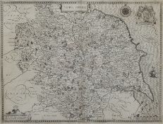 John Speed (British 1552-1629): 'Yorkshire'